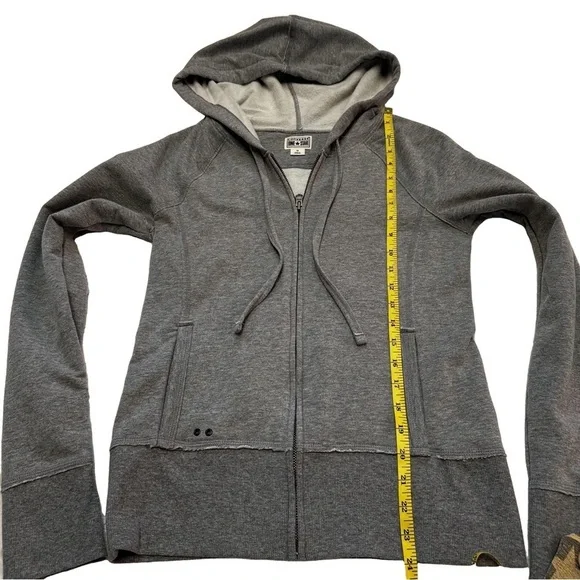 Converse One Star Women's Gray Hoodie Sweatshirt Size M NWT Front Pockets Zip - Picture 11 of 14